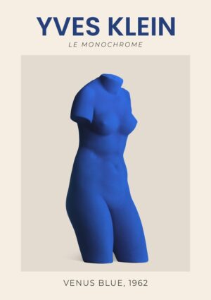 Yves Klein - Venus Bleue Front Plakat