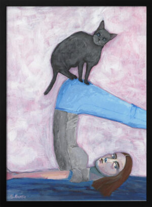 Yoga with my Cat