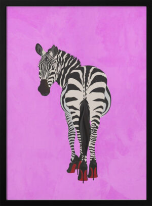 Zebra Shoes pink