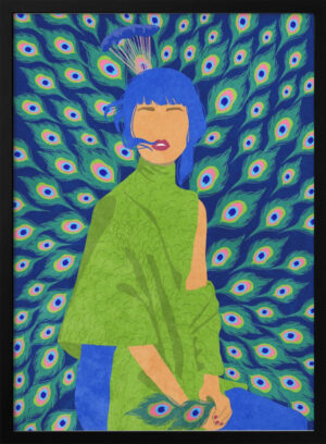 peacock woman