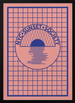 Nyc Sunset Society Blue