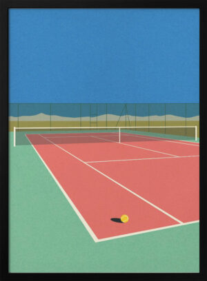 Tennis Court In the Desert