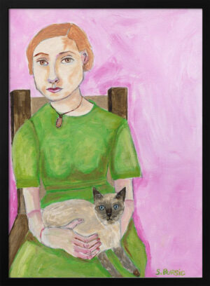 Lady with Cat