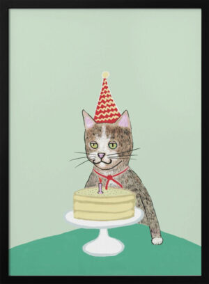 Birthday cat